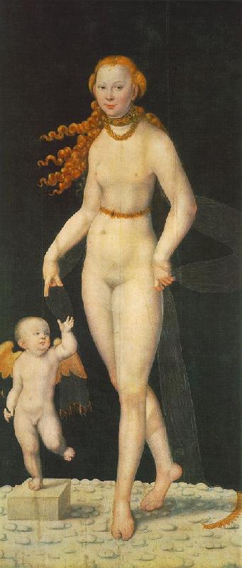 CRANACH, Lucas the Younger Venus and Amor fghe Sweden oil painting art